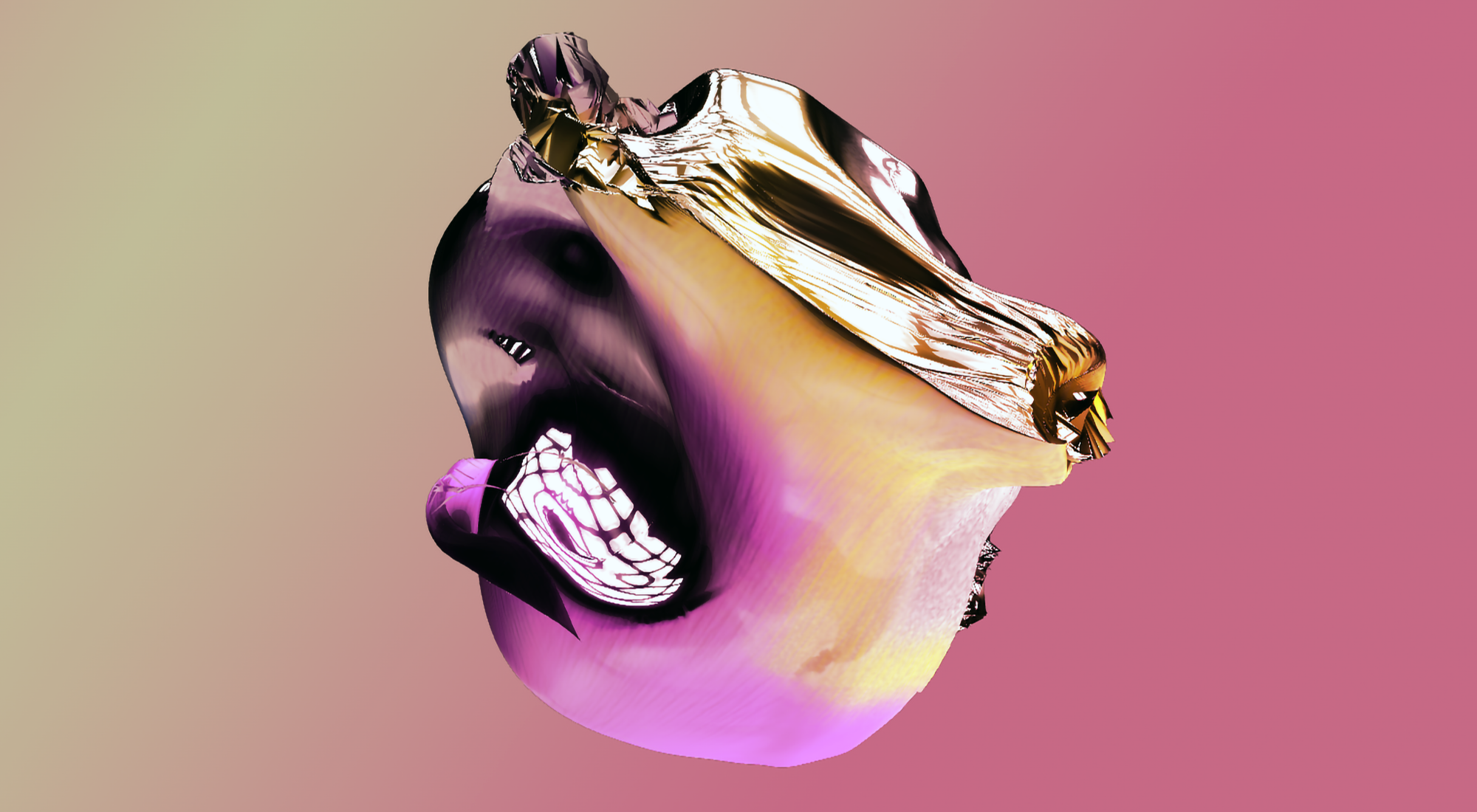 Digital 3D sculpture by Chiara Passa